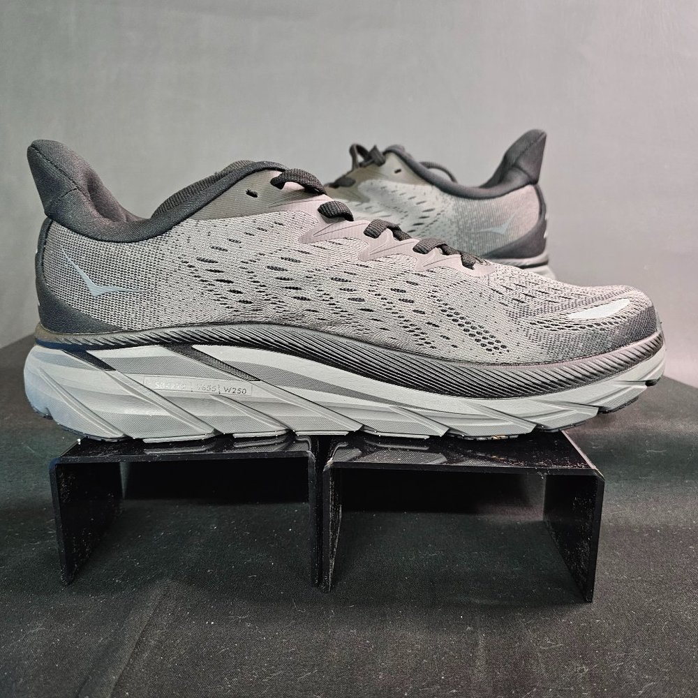 Hoka One One M Clifton 8 Sneaker Running Shoes Black 1119393 Men's Size 8.5D - Picture 6 of 8